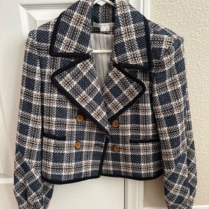 Veronica Beard Aise cropped Dickey jacket